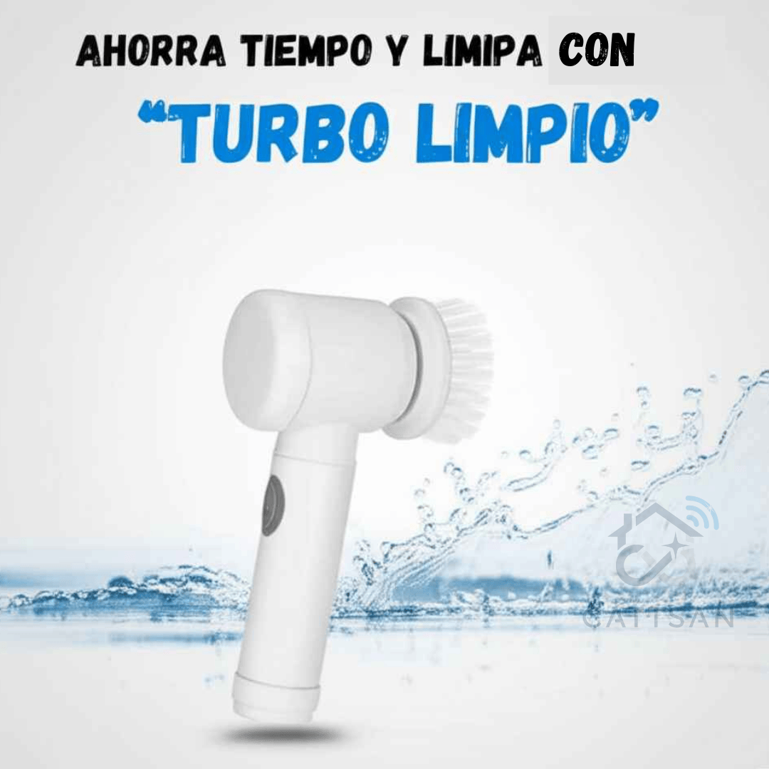 Cepillo - Turbo limpio, la mejor manera de lavar platos